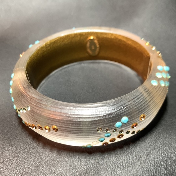 Alexis Bittar Lucite Hinged Bracelet - Picture 5 of 12